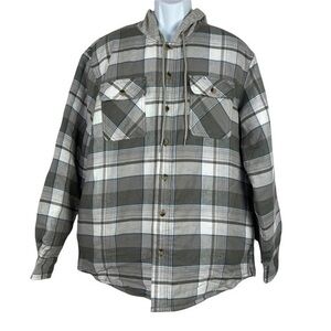 NWT WRANGLER Men Hoodies Shirt pullover Gray Sz L